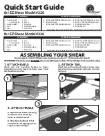 Bullet tools EZ Shear 220 Quick Start Manual preview