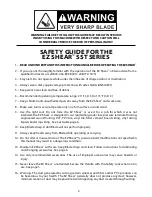 Preview for 2 page of Bullet tools EZ Shear SST220 User Manual