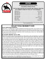 Preview for 3 page of Bullet tools Paladin MS93-1009 Quick Start Manual