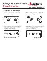 Preview for 2 page of Bullseye S.D. Locks B500 Series Change Instructions