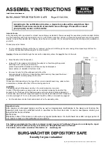 Preview for 2 page of Burg Wächter Royal E 512 Assembly Instructions