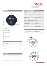 Preview for 2 page of Burg m.options sPinLock 200 Operating Manual