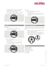 Preview for 5 page of Burg sPinLock 420 Operating Manual