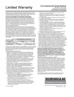 Preview for 84 page of Burnham 805H Installation, Operating And Service Instructions