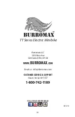 Preview for 30 page of Burromax TT Series Owner'S Manual