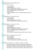 Preview for 14 page of Burtonsafes PS310 User Instruction Manual