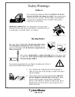 Preview for 10 page of Bush-whacker ST-104 Operation Manual