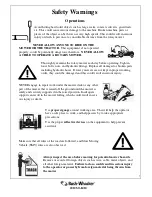 Preview for 7 page of Bush-whacker ST-8410 Manual