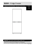 Bush BAFF55143S Installation & User'S Instructions preview