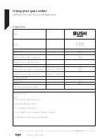 Preview for 34 page of Bush BGC60SB Instruction Manual