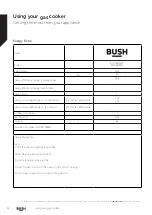 Preview for 34 page of Bush BGC60SBX Instruction Manual