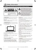 Preview for 4 page of Bush LE-55GB2A Installation & Operating Instructions Manual