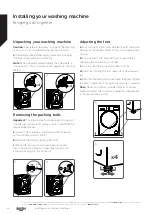 Preview for 14 page of Bush WMSAE812EB Instruction Manual