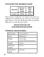 Preview for 10 page of Bushnell FIRST STRIKE 730005 User Manual