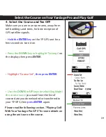 Preview for 19 page of Bushnell Yardage PRO 368100 Owner'S Manual