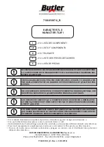 Preview for 42 page of Butler KARACTER.TLX Instruction Manual