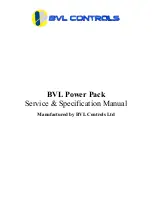 BVL Controls BVL-056 Specification And Service Manual preview