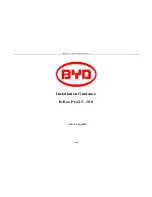 Preview for 1 page of BYD B-BOX 10.0 Installation Manual