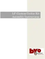 Preview for 1 page of BYOGuitar LP Assembly Instructions Manual