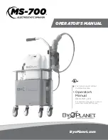 Preview for 1 page of ByoPlanet MS-700 Operator'S Manual