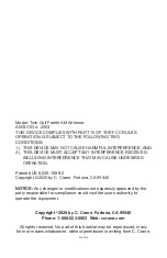 Preview for 18 page of C. Crane Twin Coil Ferrite Manual