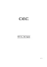 Preview for 27 page of C.E.C. tl53z Owner'S Manual