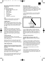 Preview for 5 page of c.k Lektro LHP 600 Operating Instructions Manual