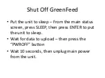 Preview for 2 page of C-lock GreenFeed Manual