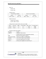 Preview for 7 page of C-motech CDU-650 Technical Specifications