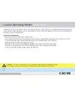 Preview for 8 page of C-SCOPE Cable Avoidance Tool Instruction Manual