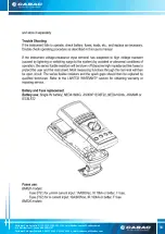 Preview for 18 page of CABAC BM821 Operation Manual