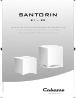 CABASSE SANTORIN 21 Operating Instructions Manual preview