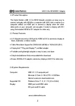 Preview for 4 page of cable matters 103046 User Manual