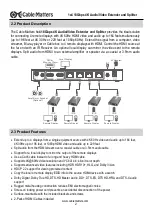 Preview for 4 page of cable matters 103095 User Manual