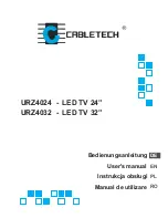 Cabletech URZ4032 User Manual preview