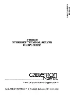 Cabletron Systems ETSMIM User Manual preview