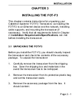 Preview for 23 page of Cabletron Systems FOT-F3 User Manual