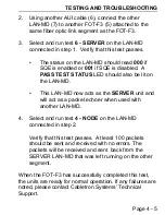 Preview for 38 page of Cabletron Systems FOT-F3 User Manual