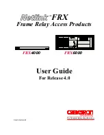 Cabletron Systems Netlink FRX4000 User Manual preview