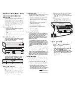 Preview for 1 page of Cabletron Systems SmartSTACK ELS-S1DC Quick Installation Manual