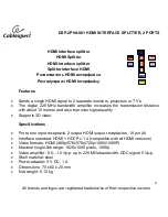 Preview for 2 page of Cablexpert DSP-2PH4-001 User Manual