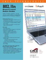 Preview for 1 page of Cace Technologies AirPcap N Specification