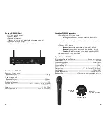 Preview for 4 page of CAD Audio StagePass WX1600 Manual And Quick Start-Up Manual