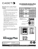 Preview for 9 page of Cadet CE163T Owner'S Manual