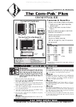 Cadet The Com-Pak Plus C Series Owner'S Manual preview