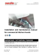 Preview for 2 page of CADEXAIR CA Series Installation And Maintenance Manual