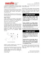 Preview for 6 page of CADEXAIR CA Series Installation And Maintenance Manual