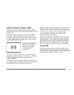 Preview for 275 page of Cadillac 2009 CTS Owner'S Manual