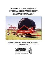 Cadman 3250XL Operator And Parts Manual preview