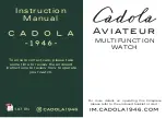 Cadola AVIATEUR Instruction Manual preview